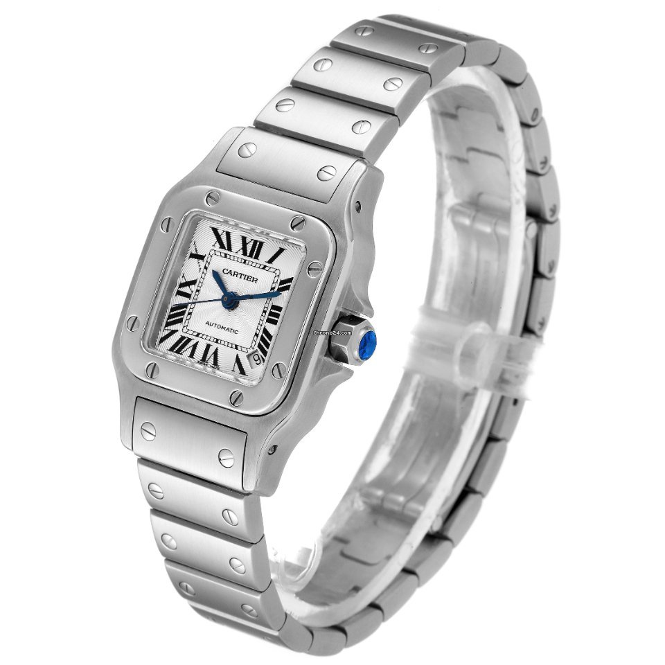 IMG_9081 Cartier Santos Galbee Womens watch Automatic Steel W20044D6 Replica 5