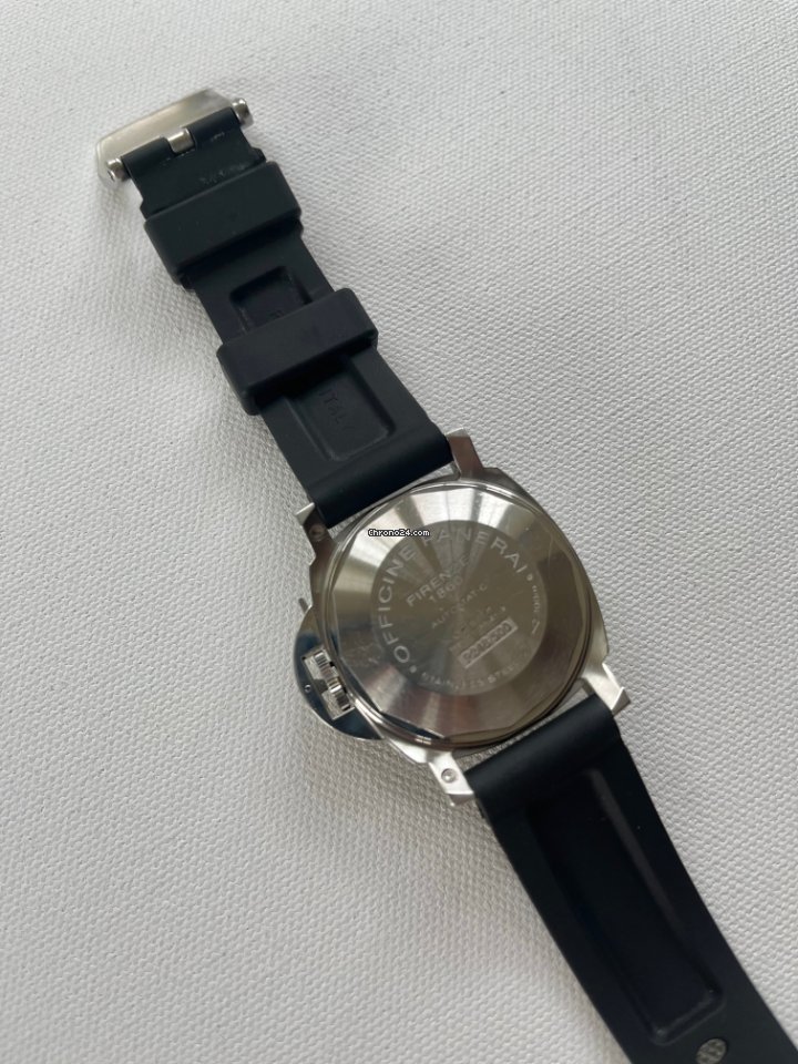 IMG_9081 Panerai Luminor GMT Automatic Mens watch Unisex Automatic Steel PAM 00244 Replica 5
