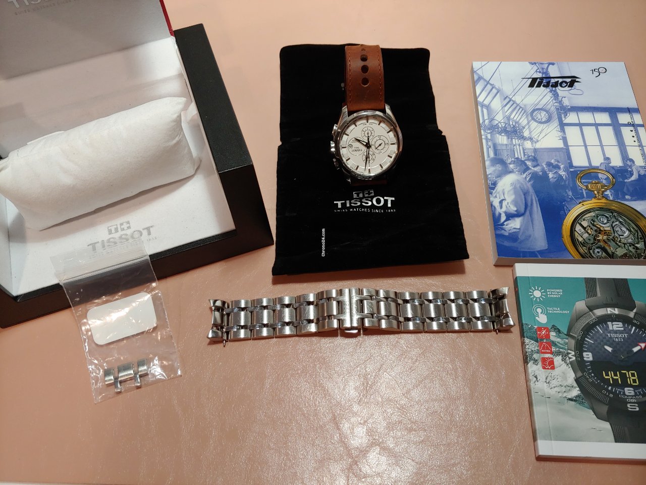 Tissot Couturier Mens watch Unisex Automatic Gold Steel T035.627.11.031.00 Replica 5
