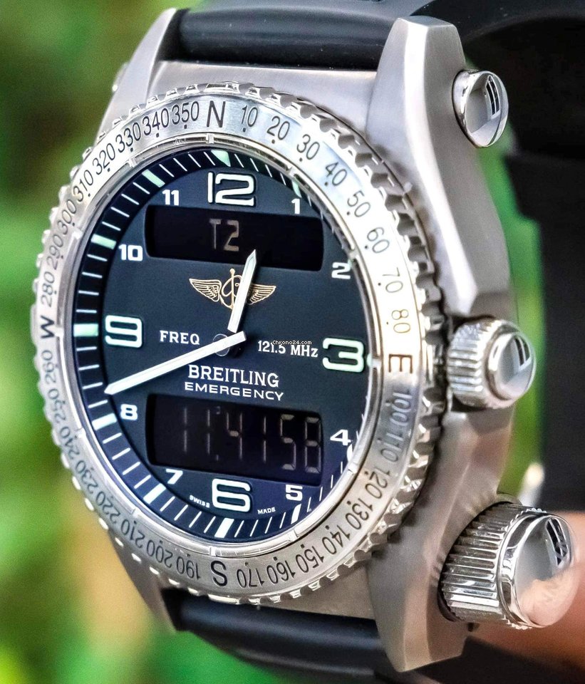 IMG_9081 Breitling Emergency Mens watch Unisex Quartz Titanium E7632110 B576 Replica 5