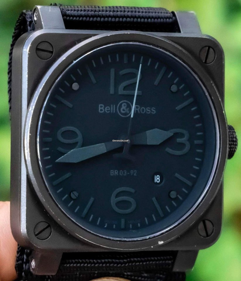 Bell & Ross BR 03 Mens watch Unisex Automatic Steel BR 03-92 Phantom Replica 5