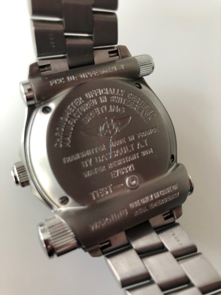 IMG_9081 Breitling Emergency Mens watch Unisex Quartz Titanium E7632110 Replica 5