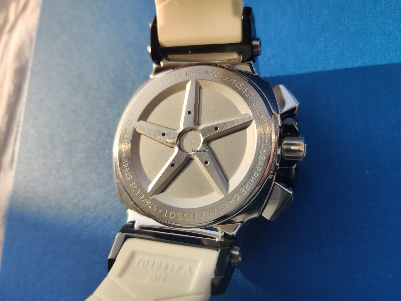 IMG_9081 Tissot T-Race Mens watch Unisex Quartz Steel T048417A Replica 5