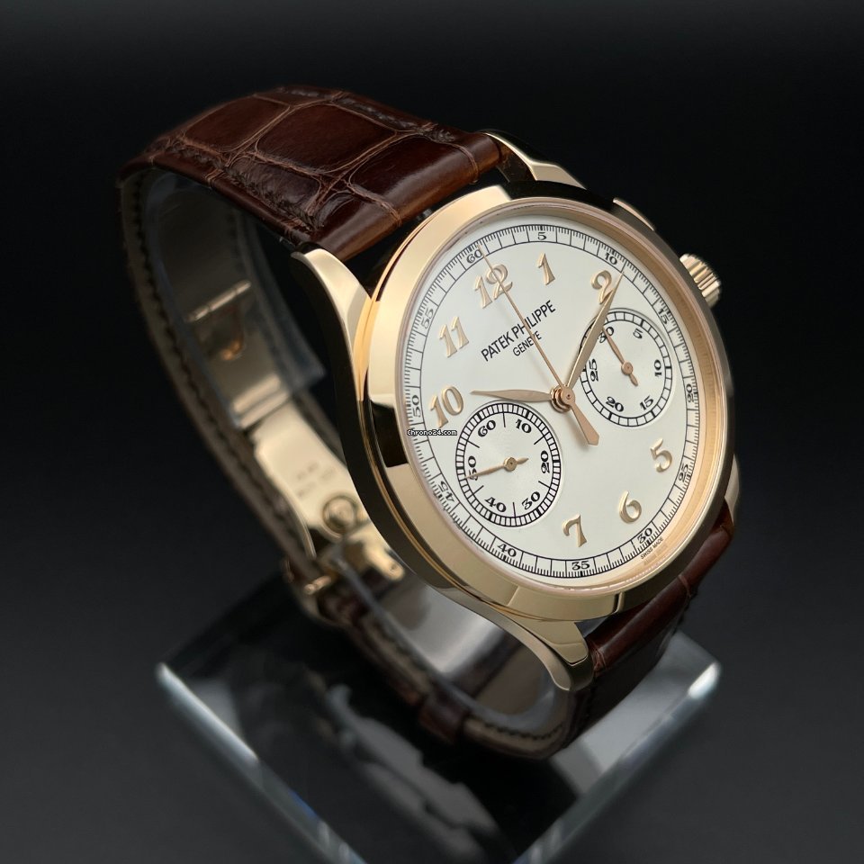 IMG_9081 Patek Philippe Chronograph Mens watch Unisex Manual winding Rose gold 5170R-001 Replica 5