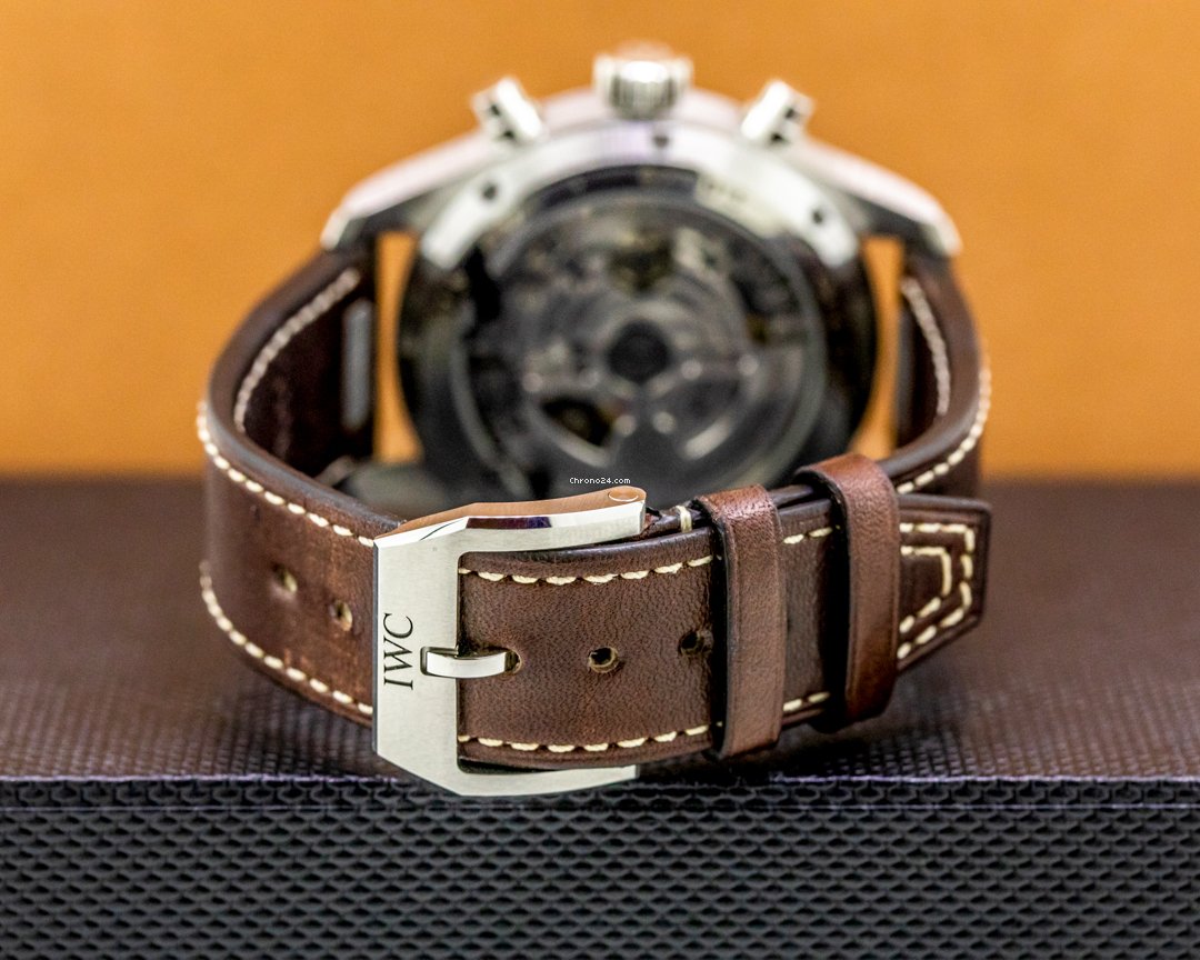 IWC Pilot Chronograph Mens watch Unisex Automatic Steel IW388103 Replica 5
