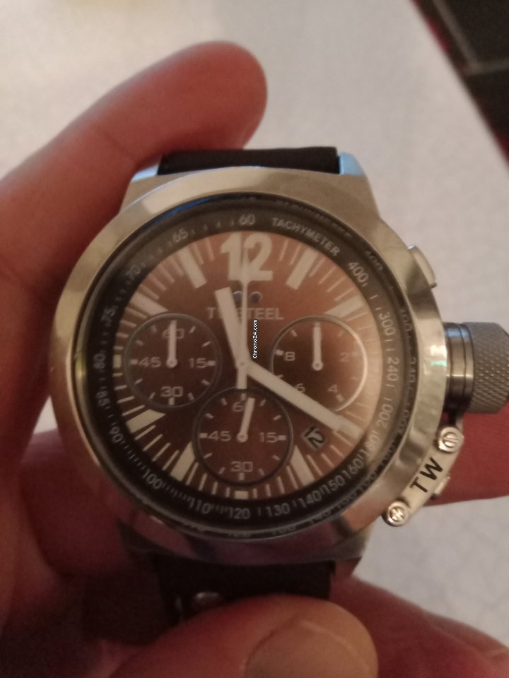 IMG_9081 TW Steel Mens watch Unisex Quartz Steel CE1007 Replica 5