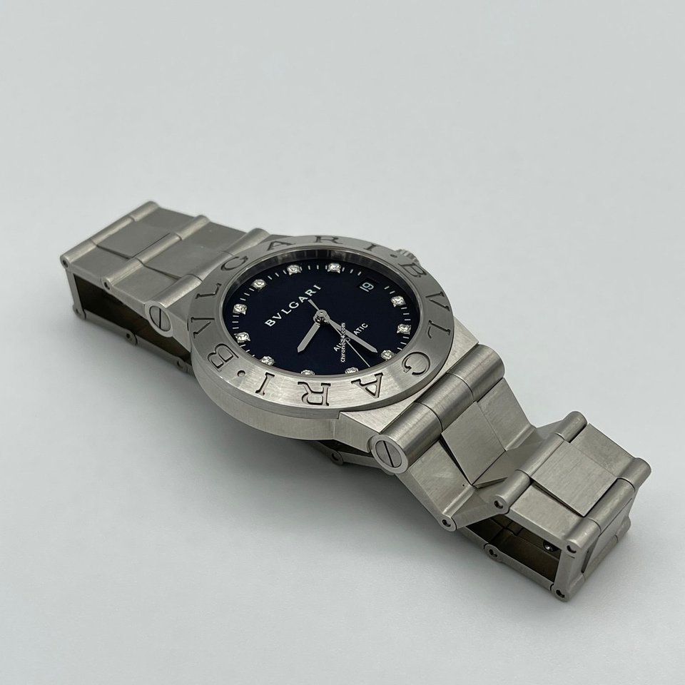 IMG_9081 Bulgari Diagono Mens watch Unisex Automatic Steel LCV 35 S Replica 5