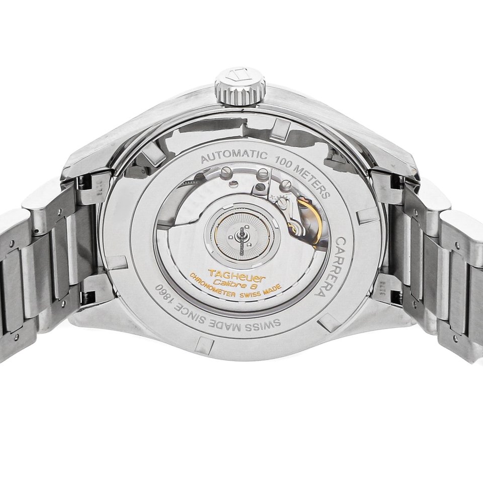 IMG_9081 TAG Heuer Carrera Calibre 8 Mens watch Unisex Automatic Steel WAR5010.BA0723 Replica 5