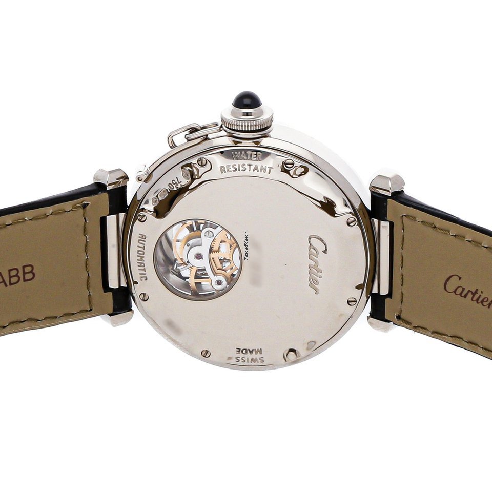Cartier Pasha Mens watch Unisex Automatic White gold W3017751 Replica 5