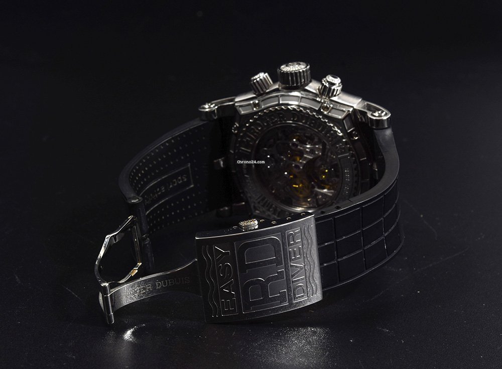 IMG_9081 Roger Dubuis Easy Diver Mens watch Unisex Automatic Silver SE46.56.9 12.53 Replica 5