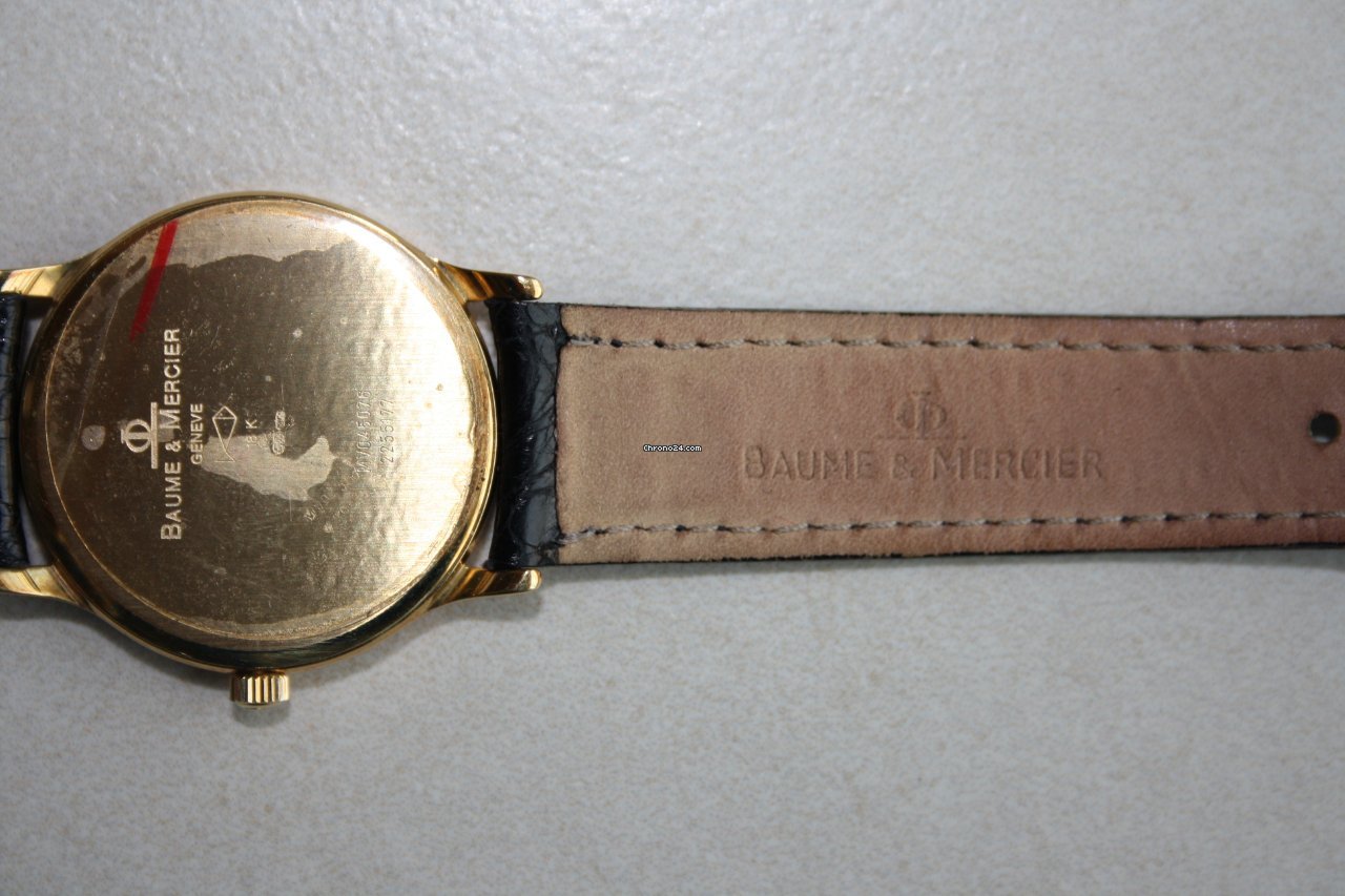 IMG_9081 Baume & Mercier Classima Mens watch Unisex Manual winding Yellow gold MV045088 Replica 5