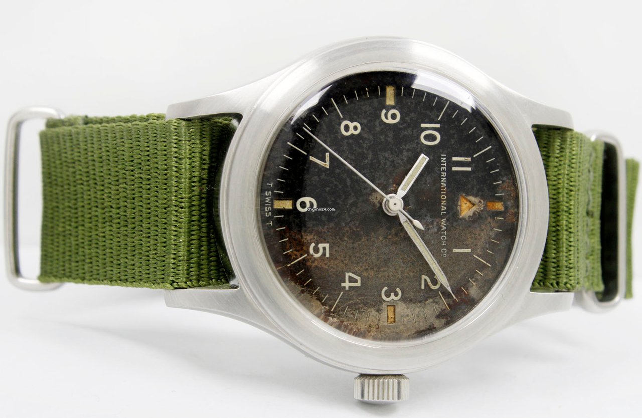 IMG_9081 IWC Pilot Mark Mens watch Unisex Manual winding Steel Cal 89 Replica 5