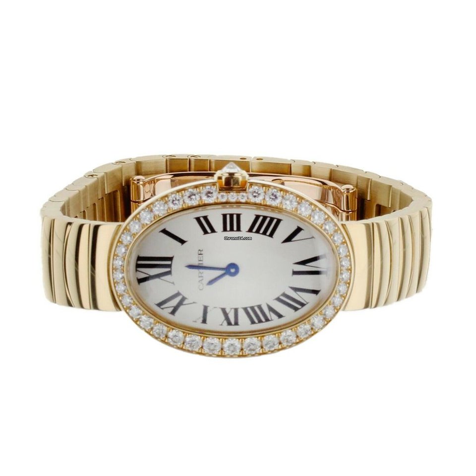 Cartier Baignoire Womens watch Quartz Yellow gold WB520002 Replica 5