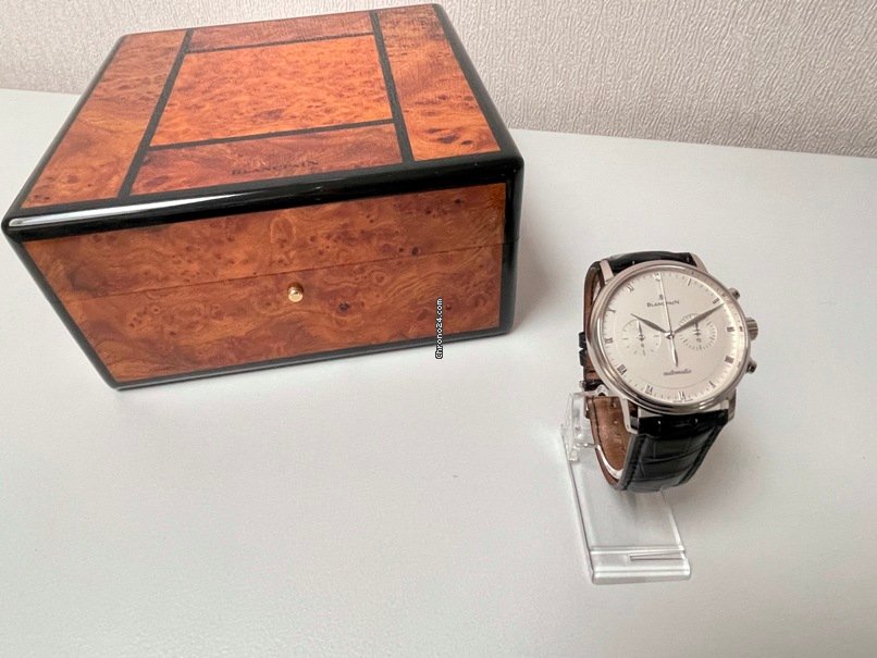 IMG_9081 Blancpain Villeret Mens watch Unisex Automatic White gold 4082-1542-55 Replica 5