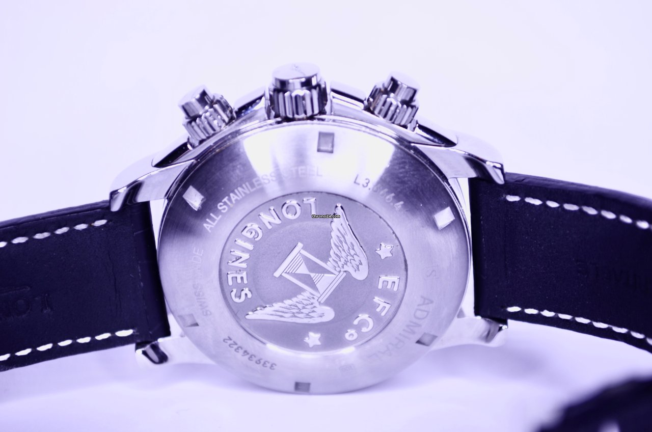 IMG_9081 Longines Admiral Mens watch Unisex Automatic Steel L3.666.4 Replica 5