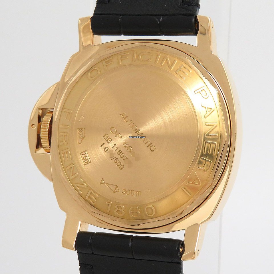 IMG_9081 Panerai Luminor Marina Automatic Mens watch Unisex Automatic Yellow gold PAM00140 Replica 5