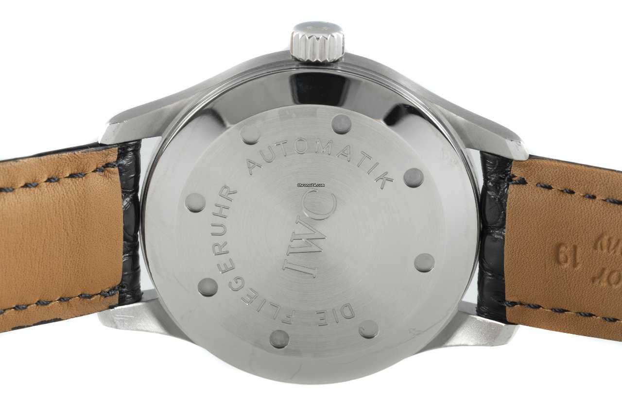 IMG_9081 IWC Pilot Mark Mens watch Unisex Automatic Steel 3253 Replica 5