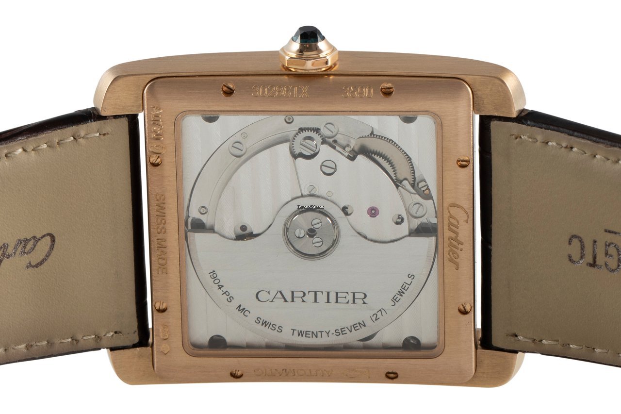 IMG_9081 Cartier Tank MC Mens watch Unisex Automatic Red gold W5330002 Replica 5