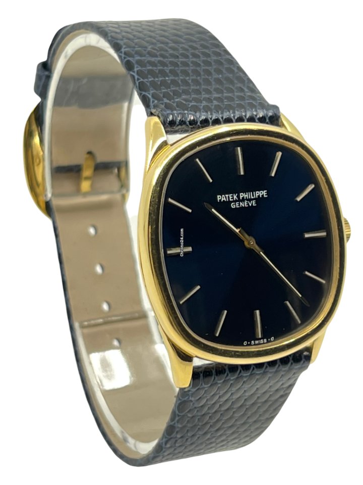 IMG_9081 Patek Philippe Golden Ellipse Mens watch Unisex Yellow gold 3844 Replica 5
