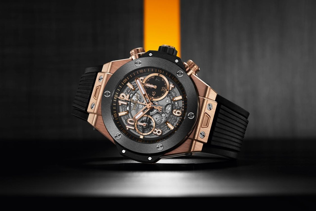 IMG_9081 Hublot Big Bang Unico Mens watch Unisex Automatic Rose gold 421.OM.1180.RX Replica 5