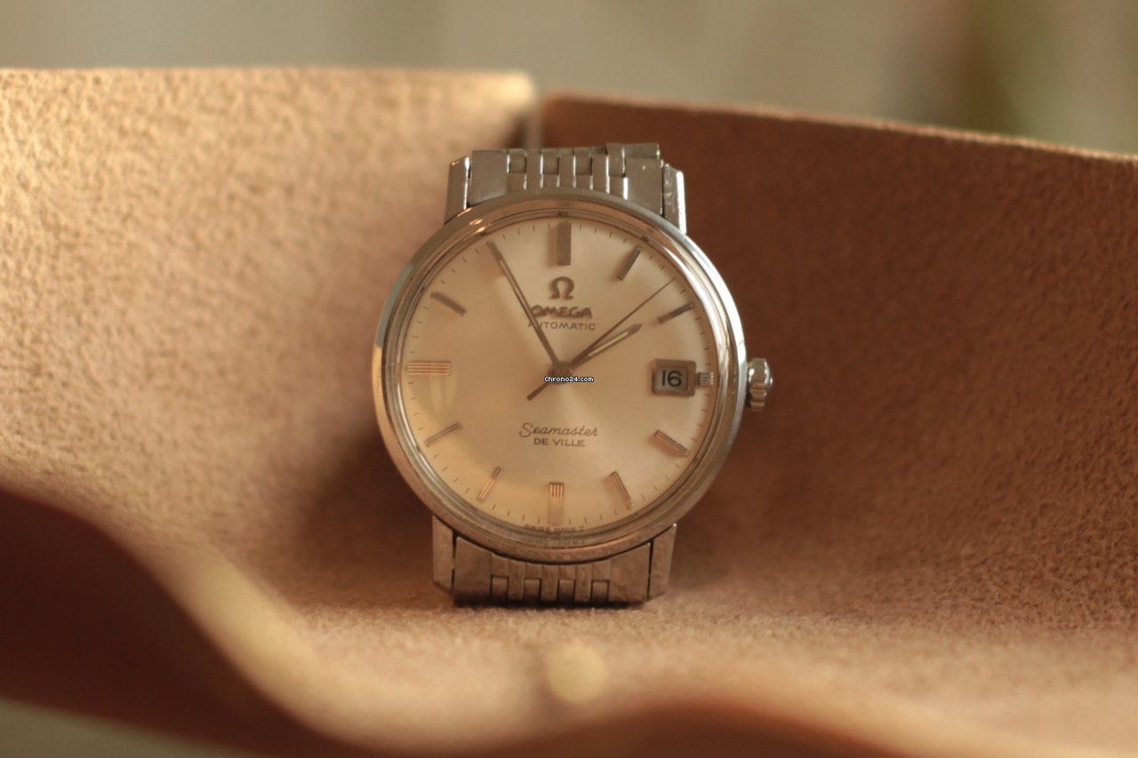 Omega Seamaster DeVille Mens watch Unisex Automatic Steel 166.020 Vintage Omega Seamaster Replica 5