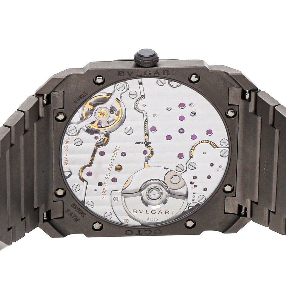 IMG_9081 Bulgari Octo Mens watch Unisex Automatic Titanium 102713 Replica 5