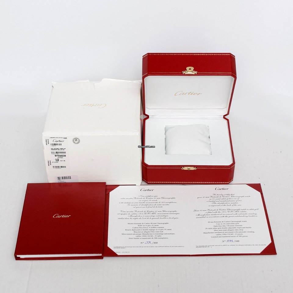 IMG_9081 Cartier Rotonde de Cartier Mens watch Unisex White gold 3769 Replica 5