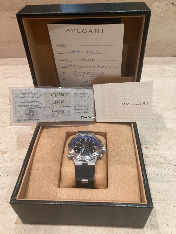 IMG_9081 Bulgari Diagono Steel GMT40SVD Replica 5