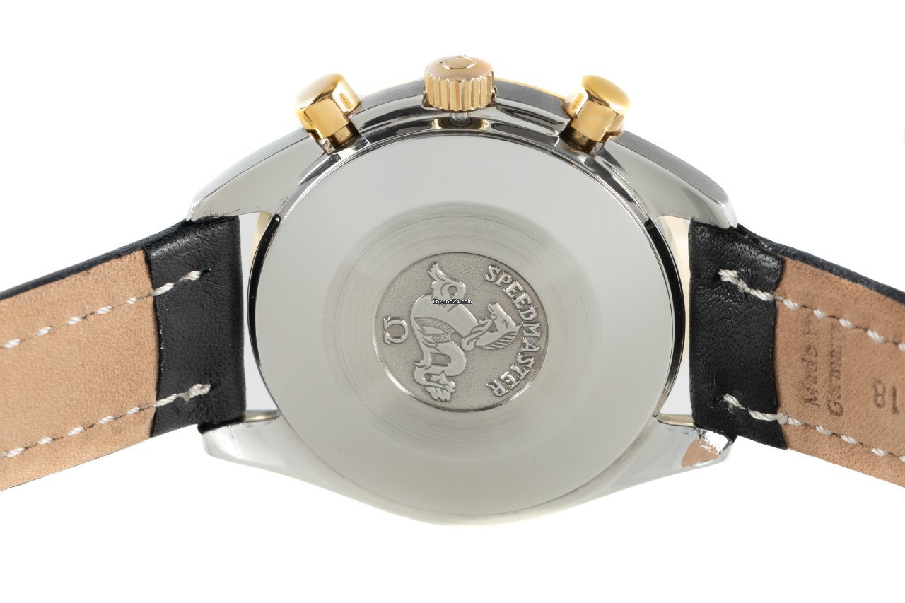 IMG_9081 Omega Speedmaster Reduced Mens watch Unisex Automatic Gold Steel 175.0032 Replica 5