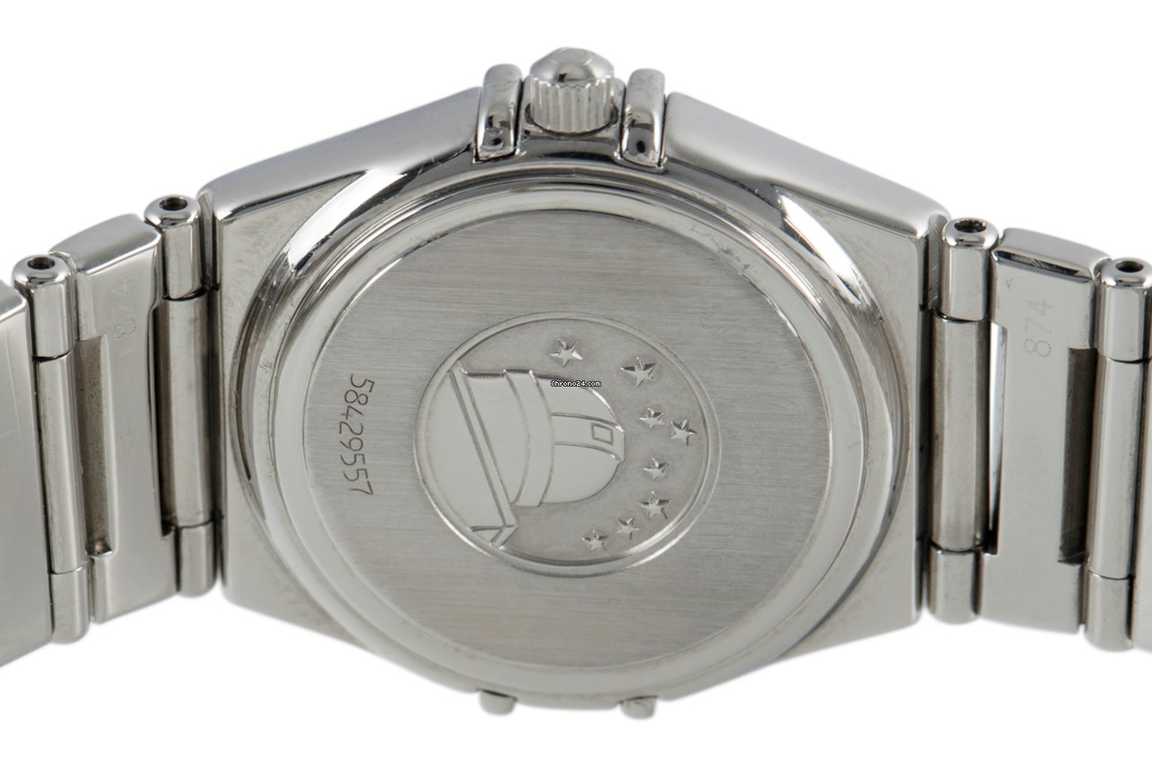 IMG_9081 Omega Constellation Ladies Womens watch Quartz Steel 795.1241 Replica 5