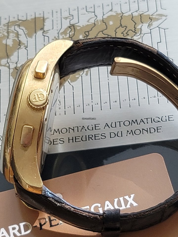 IMG_9081 Girard Perregaux WW.TC Mens watch Unisex Automatic Yellow gold 4980 Replica 5