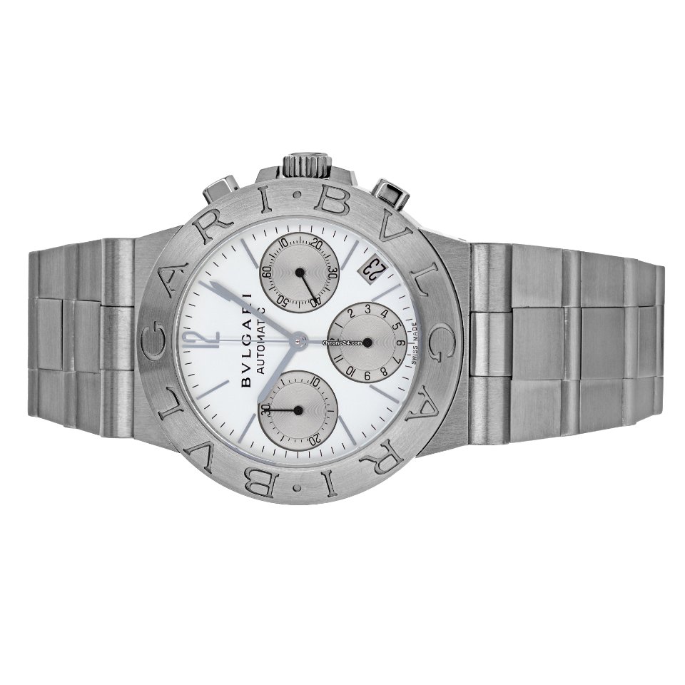 IMG_9081 Bulgari Diagono Mens watch Unisex Automatic Steel W DG35 Replica 5