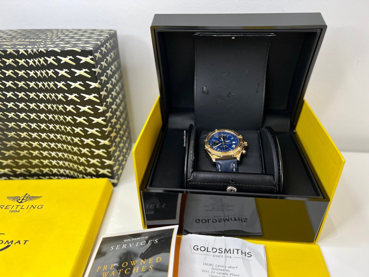 Breitling Crosswind Racing Mens watch Unisex Automatic Yellow gold K13355 Replica 5