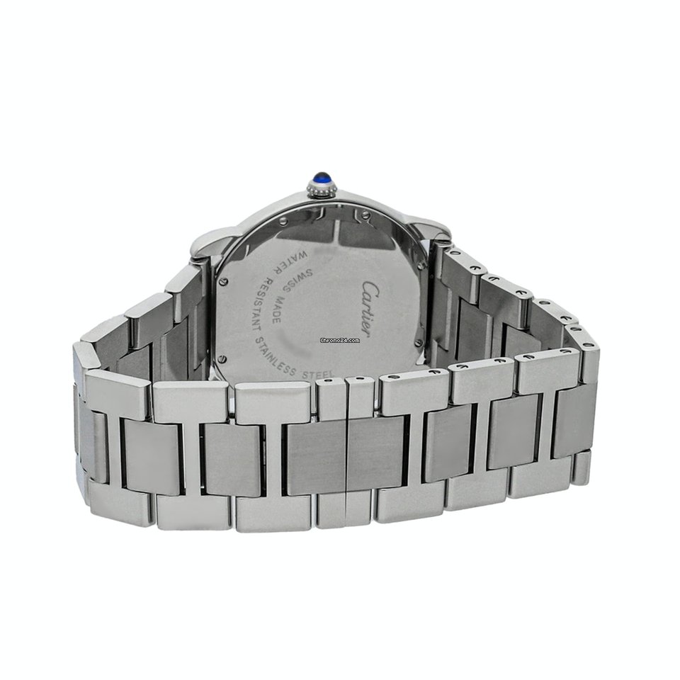IMG_9081 Cartier Ronde Solo de Cartier Mens watch Unisex Quartz Silver W6701005 Replica 5