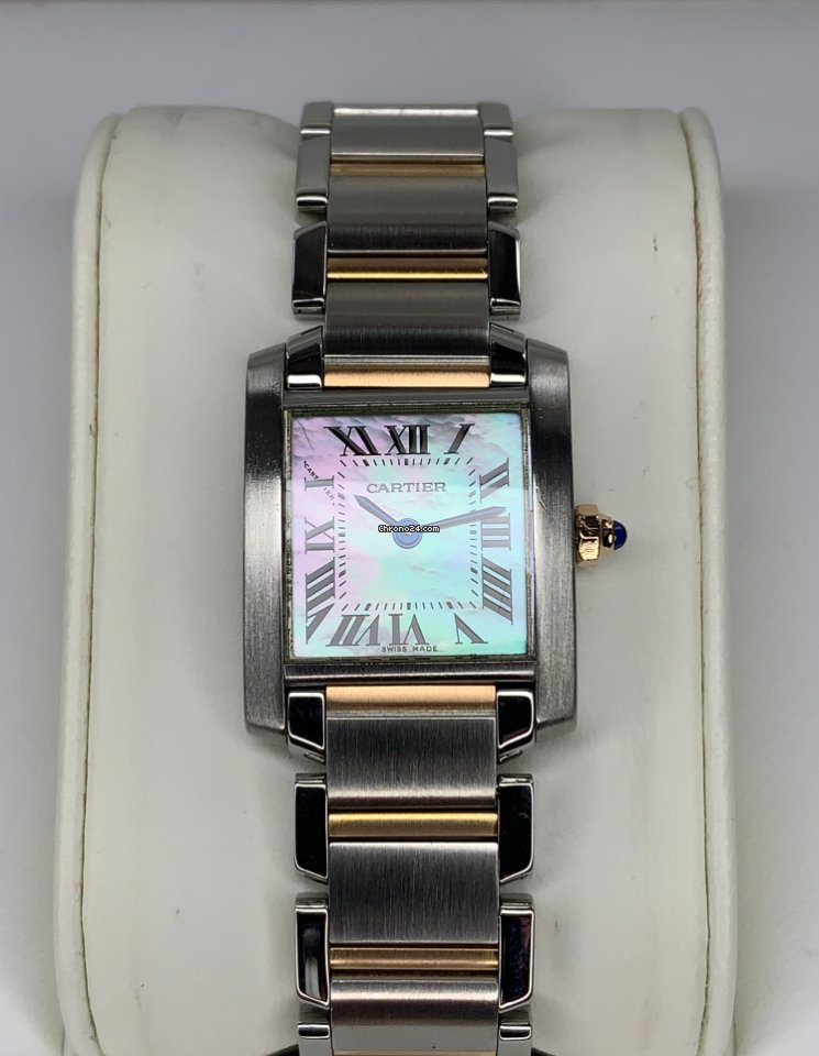 IMG_9081 Cartier Tank Francaise Womens watch Quartz Steel W51027Q4 Replica 5