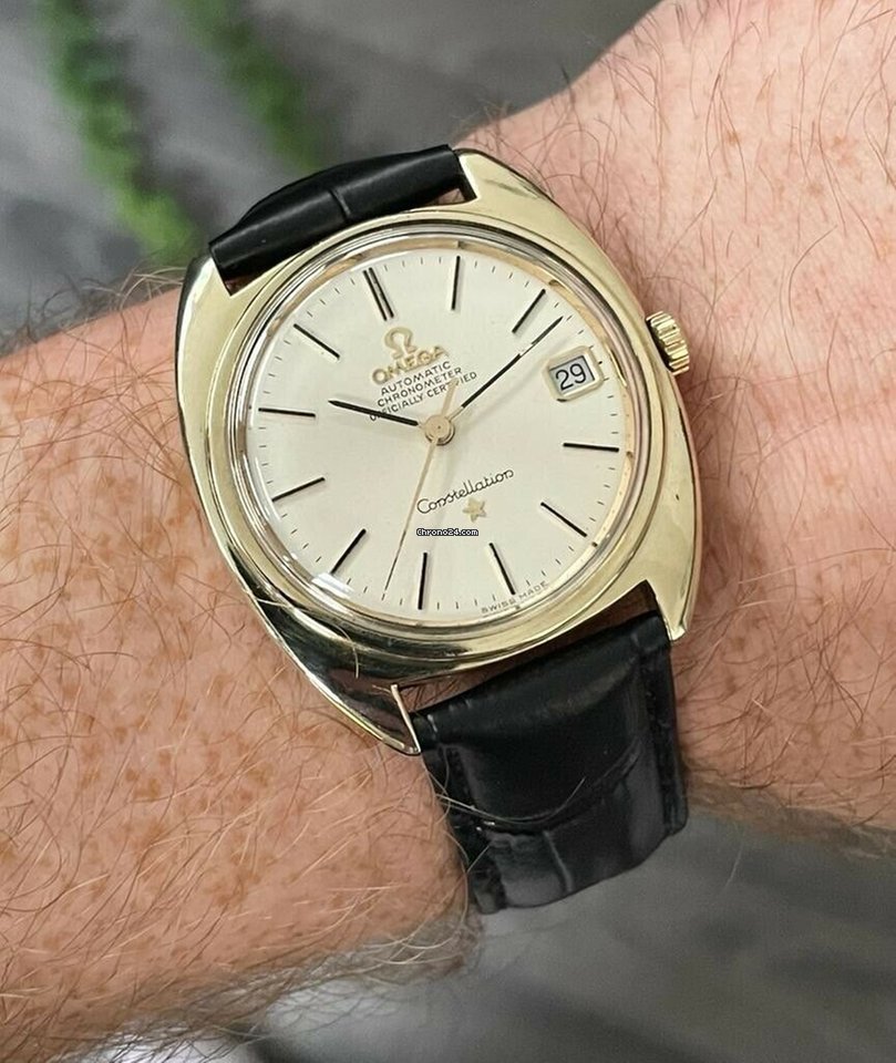 IMG_9081 Omega Constellation Mens watch Unisex Automatic Yellow gold 30 Replica 5