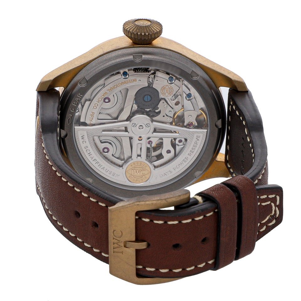 IMG_9081 IWC Big Pilot Mens watch Unisex Automatic Bronze IW5036-01 Replica 5