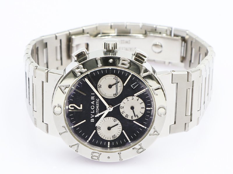IMG_9081 Bulgari Bulgari Mens watch Unisex Automatic Steel BB38SSCH Replica 5