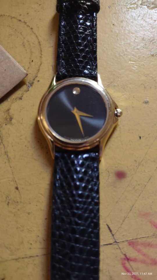 IMG_9081 Movado Museum Womens watch Quartz Gold Steel 87-E4-0823 Replica 5