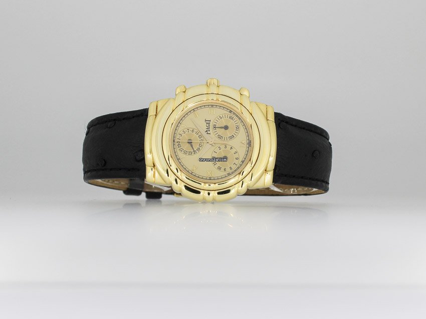IMG_9081 Piaget Tanagra Mens watch Unisex Quartz Yellow gold 14081 Replica 5