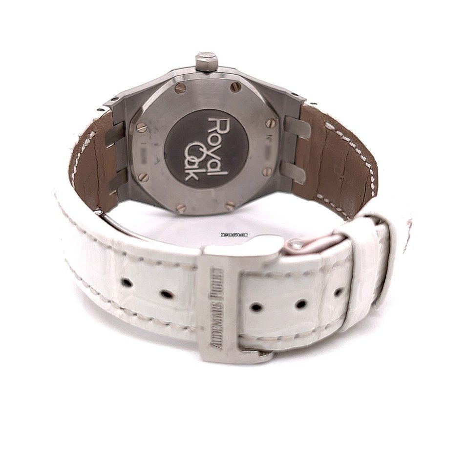 IMG_9081 Audemars Piguet Royal Oak Lady Womens watch Quartz Steel 67651ST.ZZ.D011CR.01 Replica 5