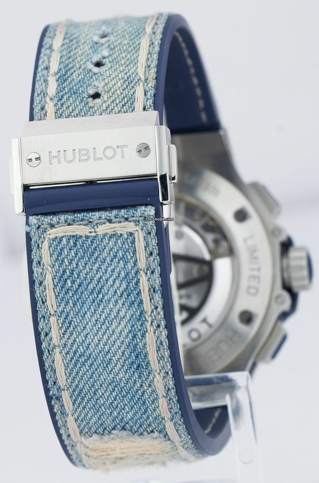 IMG_9081 Hublot Big Bang Jeans Mens watch Unisex Automatic Steel 301.SL.2770.NR.JEANS Replica 5