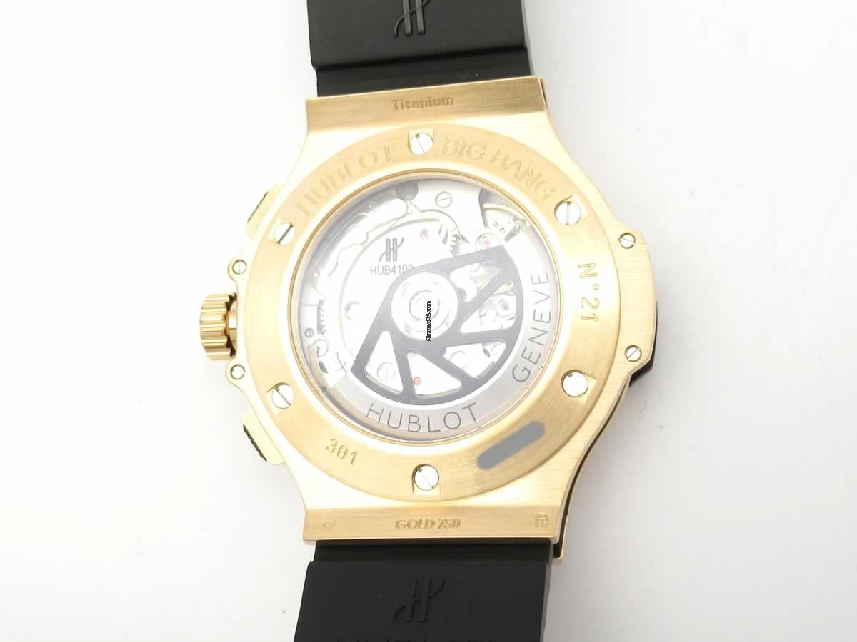 IMG_9081 Hublot Big Bang 44 mm Mens watch Unisex Automatic Rose gold 301.PX.130.RX.094 Replica 5