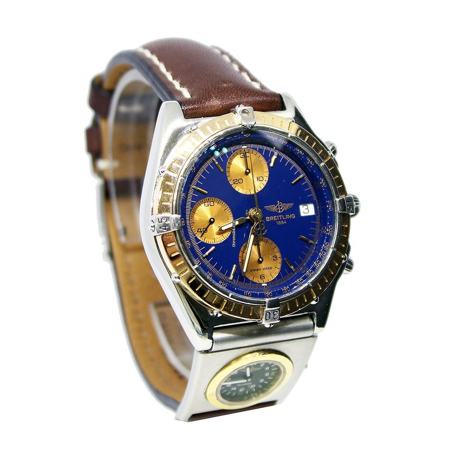 Breitling Chronomat Mens watch Unisex Automatic Gold Steel C13048 Replica 5