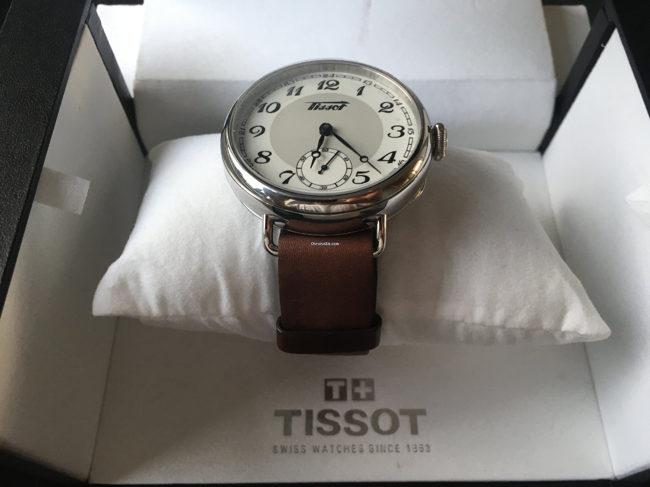 IMG_9081 Tissot Heritage Mens watch Unisex Manual winding Steel T104.405.16.012.00 Replica 5