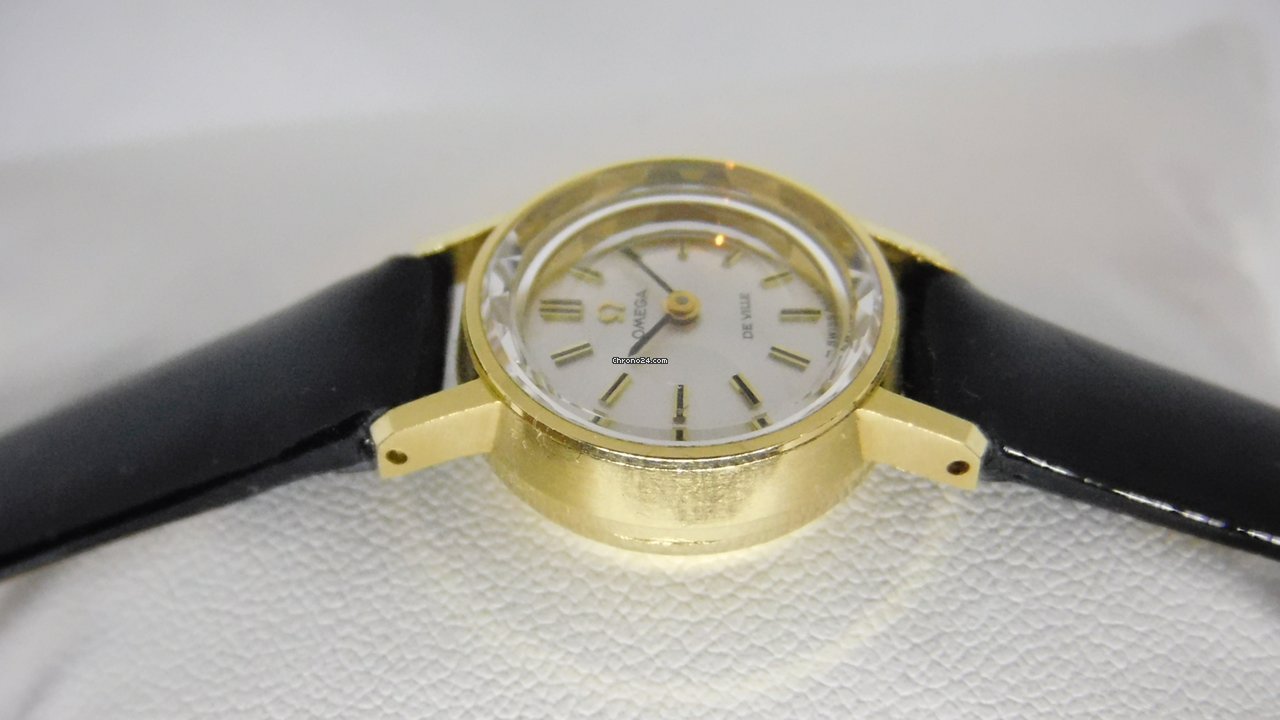 Omega De Ville Womens watch Manual winding Yellow gold 511.227 511227 vintage watch DeVille cal 483 Replica 5