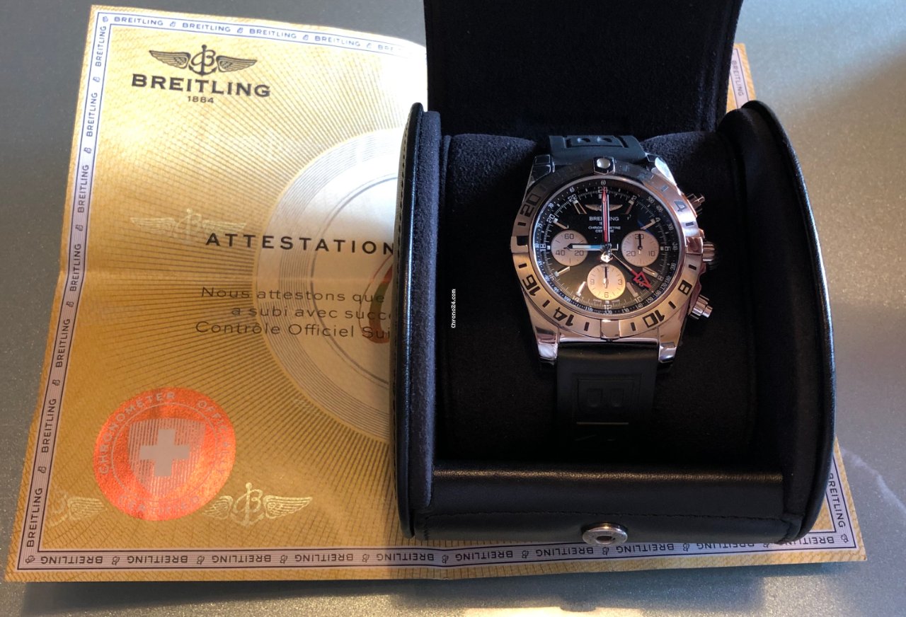 IMG_9081 Breitling Chronomat 44 GMT Mens watch Unisex Automatic AB0420B9.BB56 Replica 5