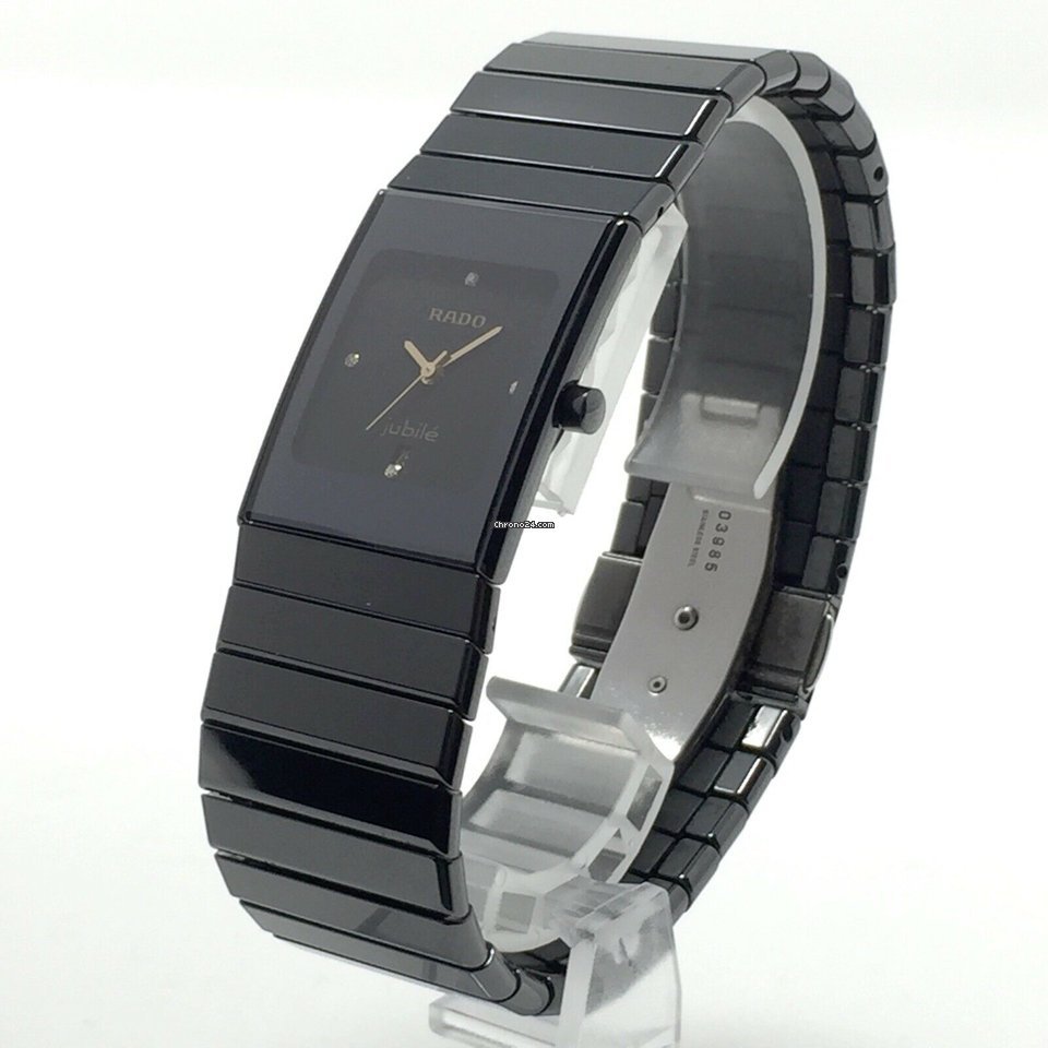 IMG_9081 Rado Ceramica Mens watch Unisex Quartz Ceramic 205.0295.3 Replica 5
