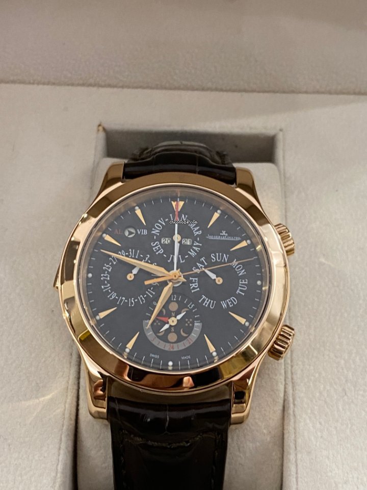 IMG_9081 Jaeger-LeCoultre Master Grand Reveil Mens watch Unisex Automatic Rose gold Q163247A Replica 5