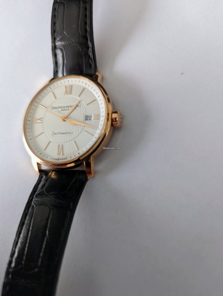 IMG_9081 Baume & Mercier Classima Mens watch Unisex Rose gold MOA10037 Replica 5